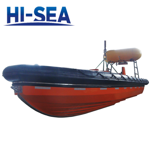 Ramp Launching Fast Rescue Boat
